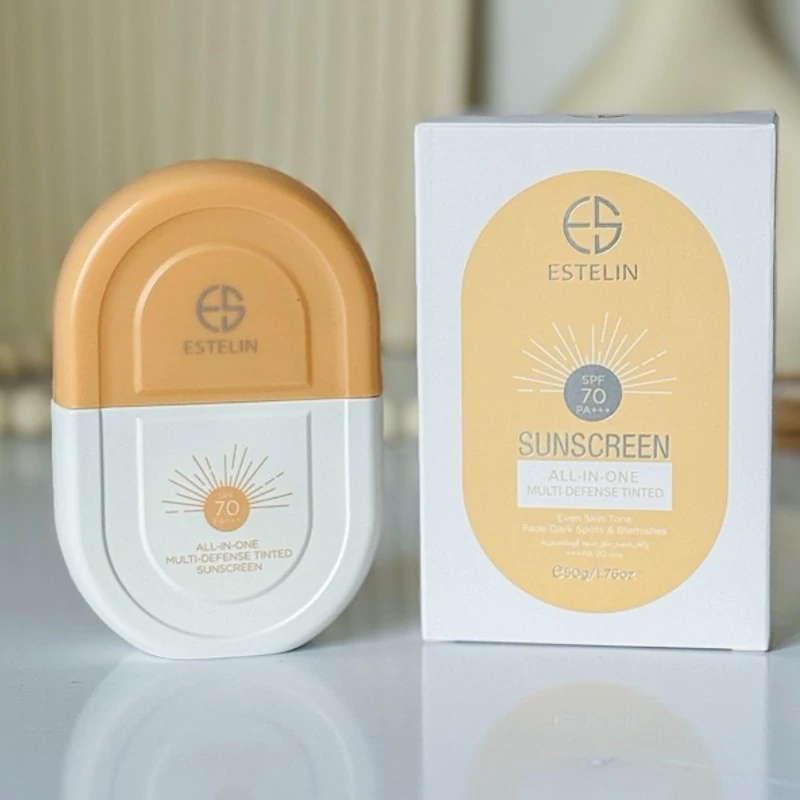 ضد آفتاب تینتی استیلن SPF50+-ضد آفتاب رنگی با پوشش طبیعی و محافظت کامل
