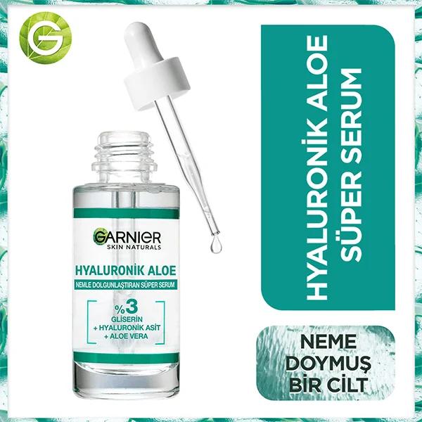 سرم هیالورونیک اسید گارنیر-آبرسان قوی و شاداب کننده پوست